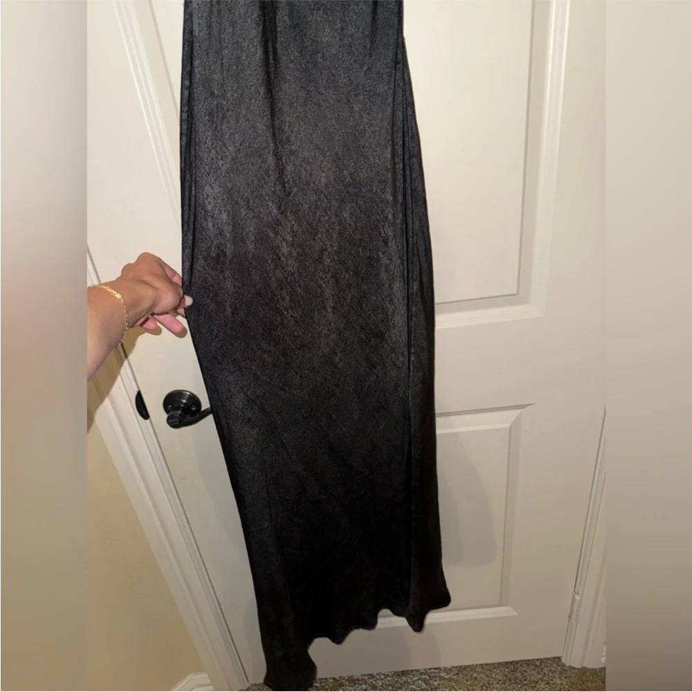 Free People Ella Dress size 2‎ dark Gray silver Halter Dress - Picture 7 of 15